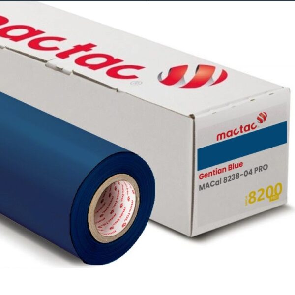 Premium Mactac Gentian Blue Film for Advertising