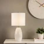 GRINDL TABLE LAMP WHITE
