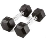 IVANKO Hex Rubber Dumbbell Pair - Image 8