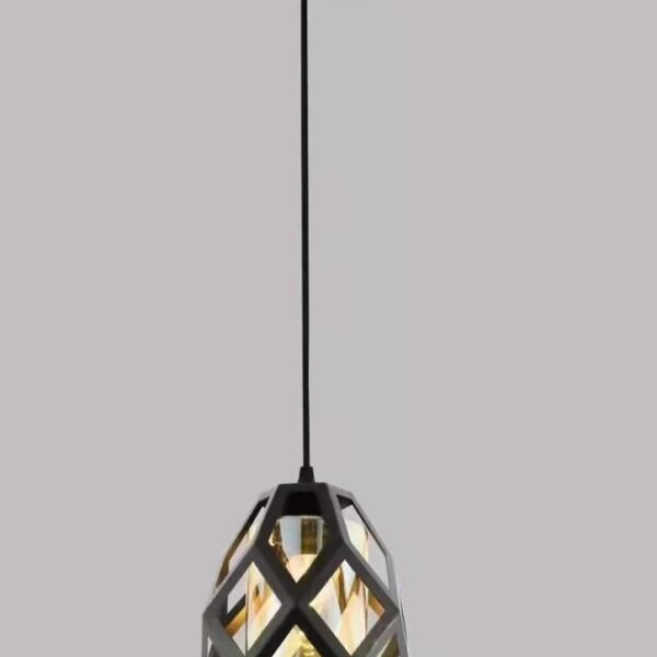 CENSEE Head Metal Iron Amber Glass Dining Table Pendant Lamp