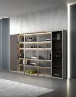 Gramy Executive Wall Storage Cabinet W2800 x D424 x H1950mm - Image 2