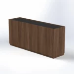 Elite Credenza W1800 x D450 x H800mm Maryland Walnut B Cabinet - Image 2