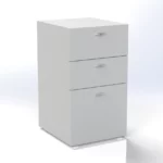 Flow Fixed Pedestal 2D1F W400 x D600 x H720mm Pedestal - Image 2