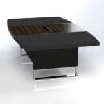 Linea Uno Curved Meeting Table W3200 x D1400 x H750mm Meeting & Conference - Image 2