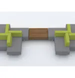 Ethan Small Coffee Table W700 x D700 x H360 mm Clearance Coffee Tables Modular Sofa - Image 4