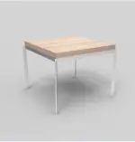 Harta Square Coffee Table W600 x D600 x H450mm Coffee Tables - Image 2