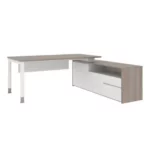 Noqi "U" Executive Desk with Credenza W1600 x D1300 x H750mm Executive Desks Workstations