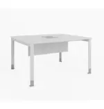 Noqi "U" Workstation Cluster for 2 Pax W1400 x D600 x H750mm Workstations - Image 8