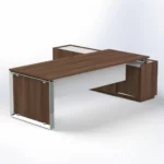 Elite Desk with Credenza Return W2000 x D2100 x H750mm Executive Desks - Image 2