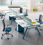 Magic Face to Face Workstation (Cluster) W1400 x D700 x H750mm Workstations - Image 8