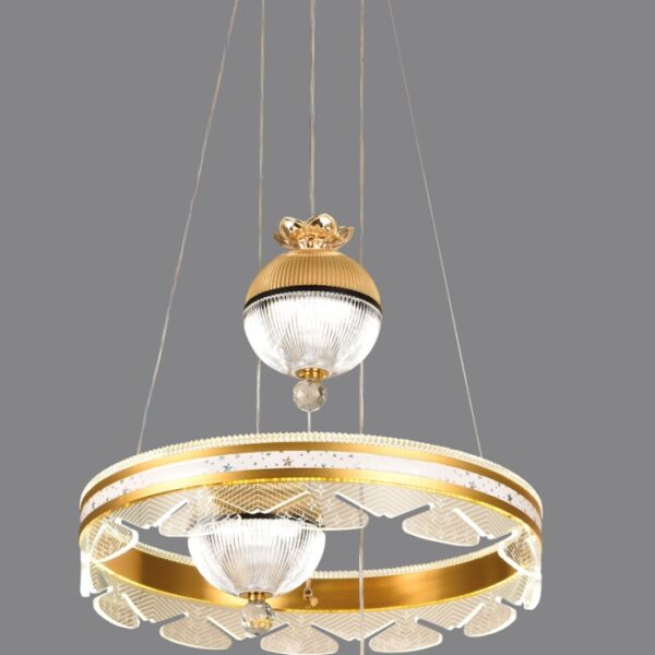 CENSEE Chandelier Hanging Decorative Circle Gold Luxury Modern Led Ceiling