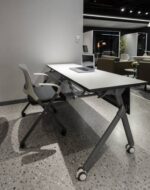 Merry Foldable Table – Versatile W1400 x D600 x H750mm for Training & Meetings - Image 9