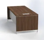 Linea Due Straight Desk W1400 x D800 x H750mm Executive Desks - Image 3