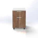 Flow Mobile Pedestal 1D1F W400 x D600 x H565mm - Image 2