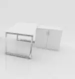 Flow Cabinet H72 - Desk Extension W800 x D450 x H720mm Filing Cabinet - Image 2