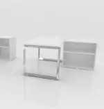 Flow Cabinet H72 - Desk Extension W800 x D450 x H720mm - Image 4