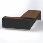 Linea Due with Credenza Return Executive Desks - Image 2