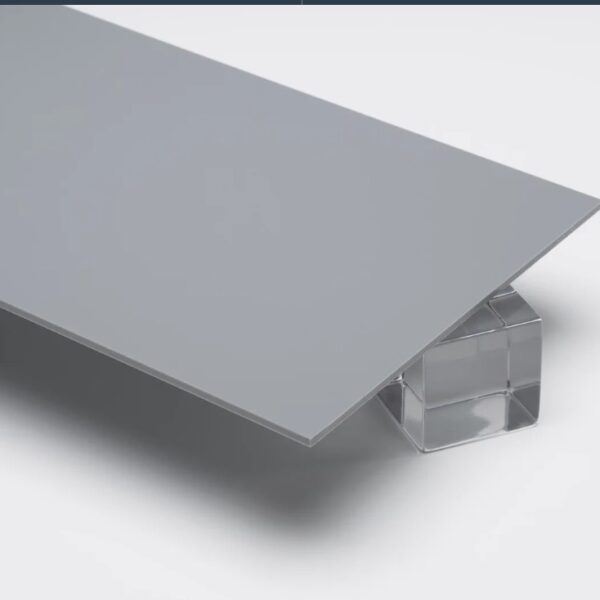 Weather-Resistant Grey Acrylic Sheet for Indoor & Outdoor Use