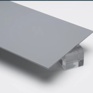 Weather-Resistant Grey Acrylic Sheet for Indoor & Outdoor Use