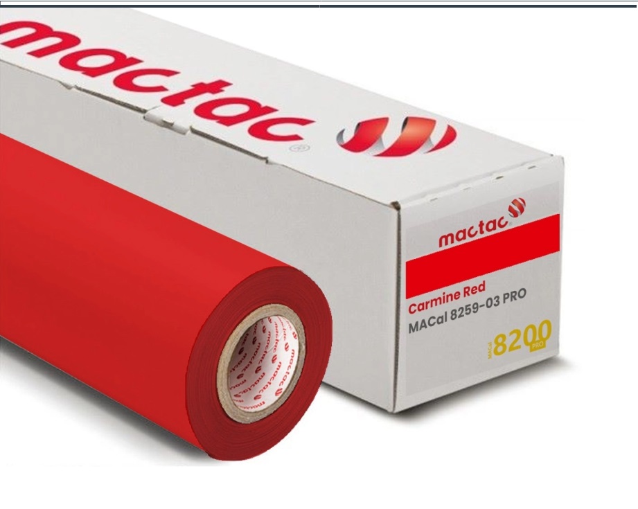 High-Quality Carmine Red Film for POS Displays High-Quality Carmine Red Film for POS Displays