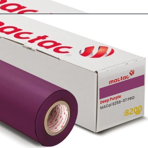 Mactac Deep Purple Vinyl for Indoor & Outdoor Advertising