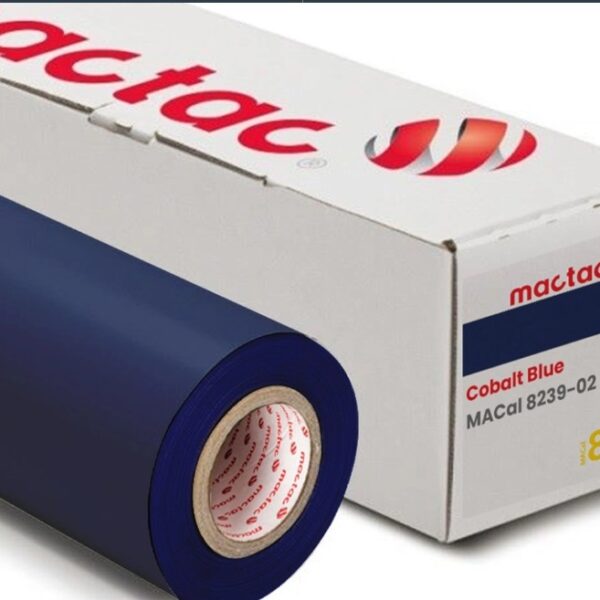 Mactac Cobalt Blue Film for Indoor & Outdoor Applications
