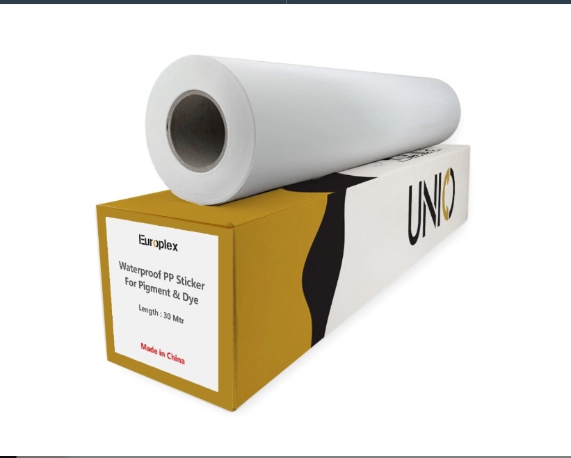 Europlex Indoor Water Proof PP Sticker – 30 Mtr Europlex Indoor Water Proof PP Sticker – 30 Mtr