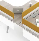 Nora L-Shaped Desk with Pedestal W1500 x D1500 x H750mm Workstations - Image 3