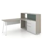 Nora Executive Desk with Casegood Storage W1900 x D1500 x H750/1100mm Executive Desks Workstations - Image 3