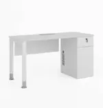 Noqi "U" Straight Desk with Fixed Pedestal W1400 x D600 x H750mm Workstations - Image 2