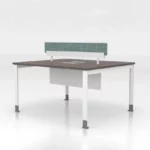 Noqi "U" Workstation Cluster for 2 Pax W1400 x D600 x H750mm Workstations