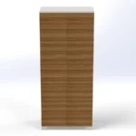 Linea Uno Tall Cabinet W900 x D470 x H2137mm - Image 3