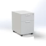 Flow Mobile Pedestal 1D1F W400 x D600 x H565mm - Image 3