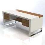 Linea Uno Straight Desk with Hanging Pedestal W1800 x D800 x H750mm Executive Desks - Image 4