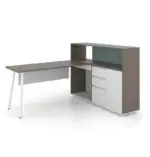 Nora Executive Desk with Casegood Storage W1900 x D1500 x H750/1100mm Executive Desks Workstations - Image 4