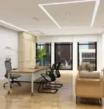 Noqi "U" Executive Desk with Credenza W1800 x D1300 x H750mm Executive Desks Workstations - Image 3