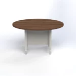 Linea Due Round Meeting Table Meeting & Conference D1200 x H750mm - Image 4