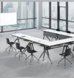 Merry Foldable Table – Versatile W1400 x D600 x H750mm for Training & Meetings - Image 10