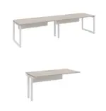 Cadi "O" Linear Desks (Cluster) W1400 x D750 x H750mm Executive Desks Workstations - Image 4