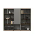 Gerry Executive Wall Storage W2400 x D415 x H1935mm Cabinet - Image 2