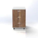 Flow Mobile Pedestal 3D W400 x D600 x H565mm - Image 3