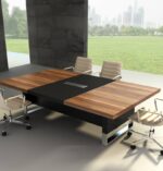 Linea Uno Curved Meeting Table W2400 x D1400 x H750mm Meeting & Conference - Image 5
