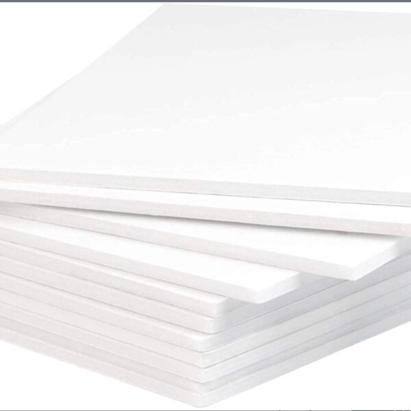 White paper foam board for printing and signage