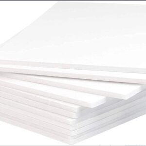 White paper foam board for printing and signage