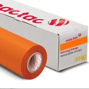 Premium Mactac Shining Orange Film for Branding