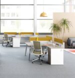 Nora L-Shaped Desk with Pedestal W1500 x D1500 x H750mm Workstations - Image 5