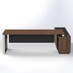 Elite Desk with Credenza Return W2200 x D2100 x H750mm Executive Desks - Image 5
