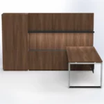 Elite Presidential Desk with Wall Unit W2000 x D2900 x H1600mm Executive Desks - Image 3