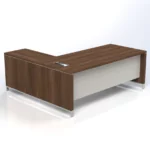 Linea Due with Hanging Pedestal W2000 x D1800 x H750mm Executive Desks - Image 4