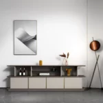 Amo Credenza W2400 x D400 x H750mm Mocha Teakwood Cabinet